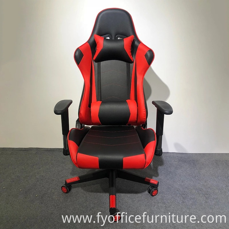 gaming chair with lumbar pillow 